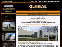 Tablet Screenshot of globalfreightus.com